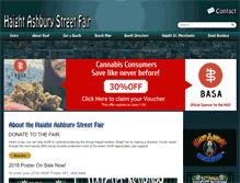 Tablet Screenshot of haightashburystreetfair.org